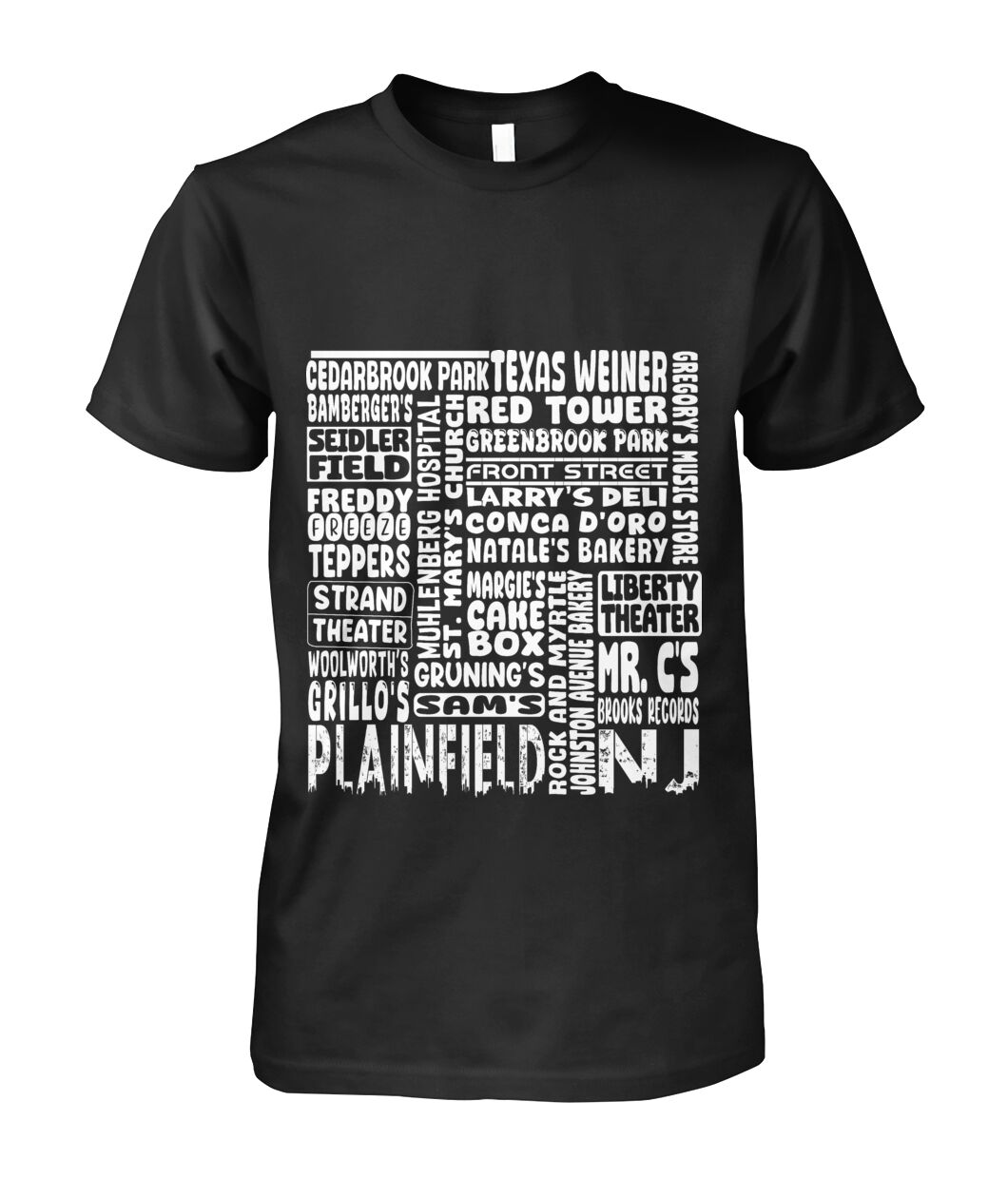 Plainfield NJ Memories T-shirt